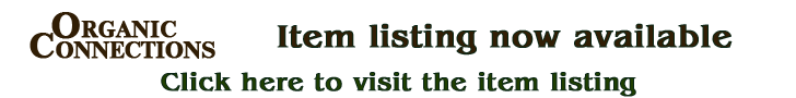 Item Listing Now Available